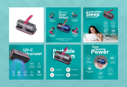 CleanSleep Pro™-Sanitizing Vacuum Cleaner